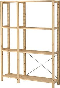 Стеллаж IKEA Ivar 2 секции 134x30x179 Сосна