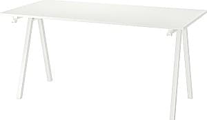 Компьютерный стол IKEA Trotten 160x80 Белый