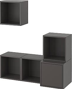 Навесная полка IKEA Eket 105x35x120 Темно Серый