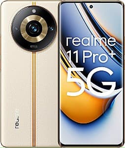 Telefon mobil Realme 11 Pro+ 5G 12/512GB Sunrise Beige