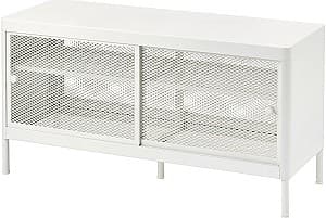 Полка для обуви IKEA Mackapar раздвижные двери 100x37 Белый