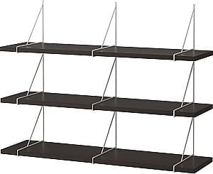 Raft de perete IKEA Bergshult/Pershult 120x30 Maro/Alb