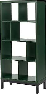 Etajera IKEA Kallax 77x39x164 Verde Inchis/Negru