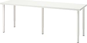 Компьютерный стол IKEA Lagkapten/Olov 200x60 Белый