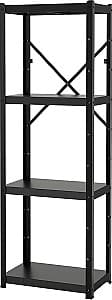 Etajera IKEA Bror 65x40x190 Negru