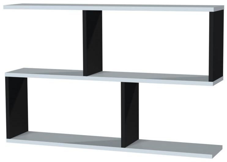 Полка на стену Smartex RD2 Белый+Чёрный