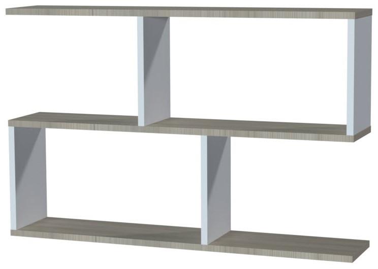 Полка на стену Smartex RD2 Белый+светлый дуб