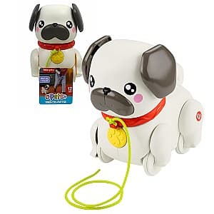 Jucarie de impins si tras Fisher  price Pug-ul Vesel HTW94