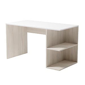 Masa de birou Smartex Comp (140cm) White/Light Oak