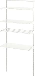 Стеллаж IKEA Boaxel 82x40x201 Белый