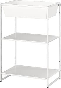 Etajera IKEA Jostein cu recipient 61x40x90 Alb