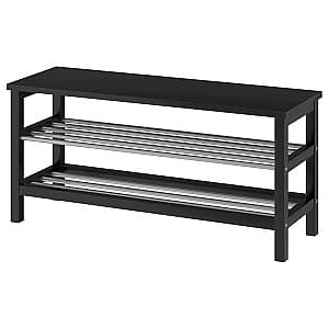 Raft pentru incaltaminte IKEA Tjusig Black 108x50 cm