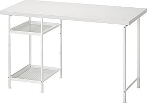 Компьютерный стол IKEA Lagkapten/Spand с полками 120x60 Белый