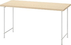 Компьютерный стол IKEA Lagkapten/Spand 140x60 Имитация Сосны/Белый