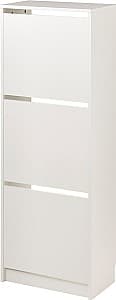 Тумба для обуви IKEA Bissa 3 раздела 49x28x135 Белый