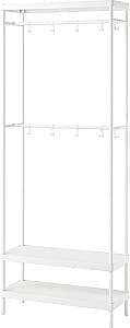 Стеллаж IKEA Mackapar 78x32x200 Белый