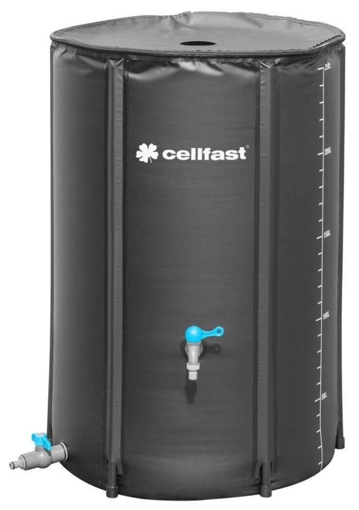 Butoi din plastic Cellfast de stocare a apei de ploaie 250l