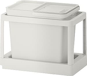 Cos de gunoi IKEA Hallbar 22l Gri