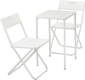 Set mobila de gradina IKEA Fejan 1+2 Alb