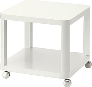 Masuta de cafea, reviste IKEA Tingby cu rotile 50x50 Alb