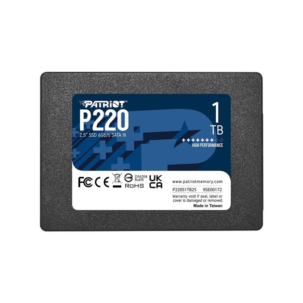SSD накопитель PATRIOT P220 1TB (P220S1TB25)