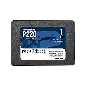 SSD накопитель PATRIOT P220 1TB (P220S1TB25)