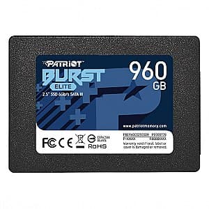 SSD накопитель PATRIOT Burst Elite 960GB (PBE960GS25SSDR)