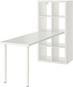 Компьютерный стол IKEA Kallax/Lagkapten 77x179x147 Белый