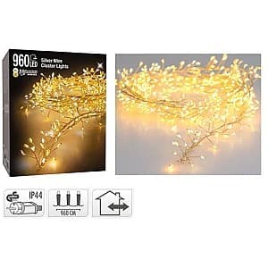 Luminite pentru brad Christmas Dense cablu transparent