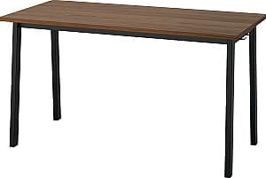 Компьютерный стол IKEA Mittzon 140x68x75 Ореховый шпон/Черный