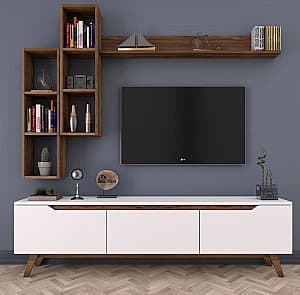 Living Mirage Meble D1/M16 White/Miniature Walnut (Maro)