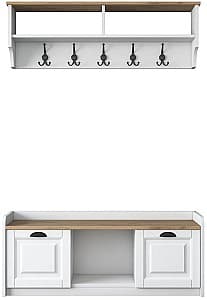 Прихожая Mirage Meble P2/M1 White/Walnut