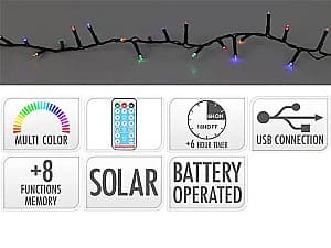 Luminite pentru brad Christmas Fir telecomanda