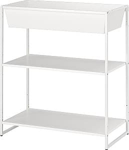 Etajera IKEA Jostein cu recipient 81x40x90 Alb