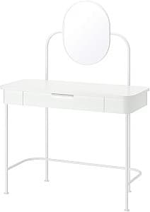 Masa de machiaj IKEA Grafjallet cu oglinda 100x42 Alb