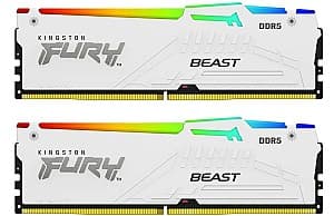 Memorie operativa RAM Kingston FURY Beast White RGB EXPO 32GB (KF560C36BWE2AK2-32)