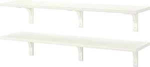 Raft de perete IKEA Bergshult/Ramshult 120x30 Alb