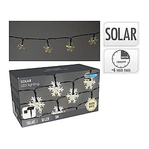 Luminite pentru brad Christmas Fulgi, timer