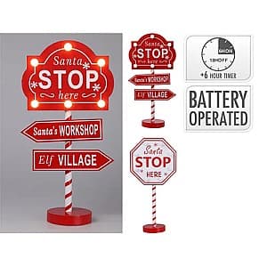 Световая фигура Christmas Останови Деда Мороза