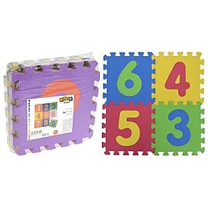 Covoras de joaca VLM puzzle, 9 piese, 31x31x1cm