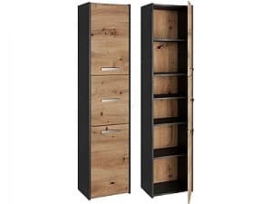 Dulap penal TopEshop S43 Anthracite/Artisan Oak