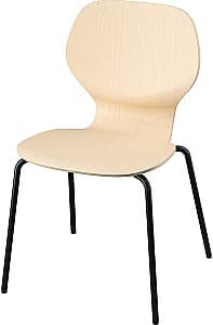 Scaun fier IKEA Sigtrygg/Sefast Mesteacan/Negru