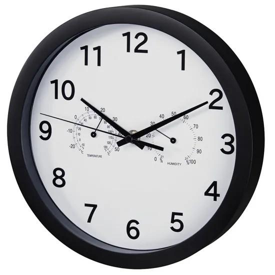 Ceas de perete Hama Pure Plus Black (186342)