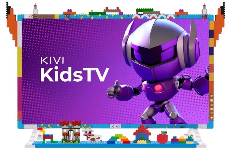 Televizor KIVI KidsTV, Full HD, Smart TV, 32 inch (81 cm), DLED, 1920x1080, Android TV, Wi-Fi