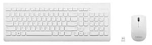 Набор Клавиатура + Мышь Lenovo 510 USB White
