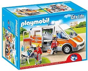 Constructor Playmobil PM6685 Ambulance with Lights and Sound