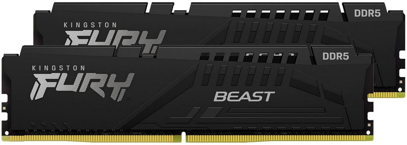Memorie operativa RAM Kingston FURY Beast 32GB DDR5-5200MHz (Kit of 2x16GB) (KF552C40BBK2-32)