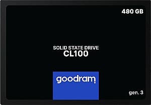 SSD накопитель Goodram CL100 Gen.3 2.5" SSD 480GB (SSDPR-CL100-480-G3)