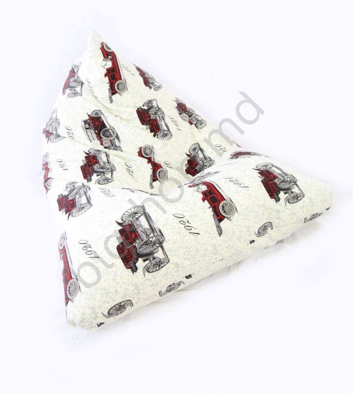 Fotoliu puf Because Triangle Bean Bag - Cars