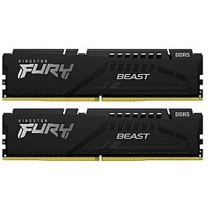 Memorie operativa RAM Kingston Fury Beast 64GB DDR5-6000MHz (KF560C36BBEK2-64)